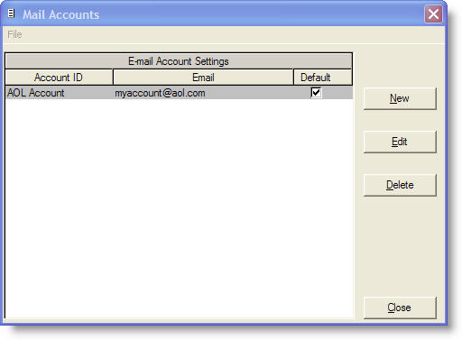 Mirramail mail accounts added