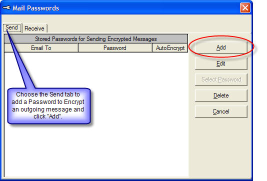 Password encryption list