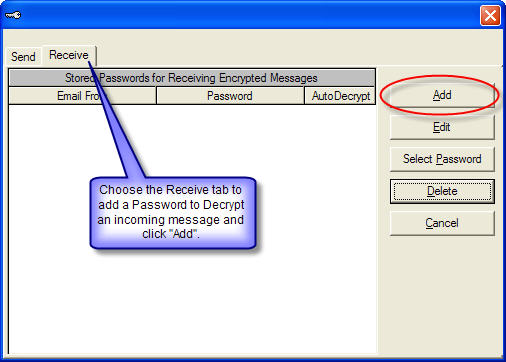 Password encryption list